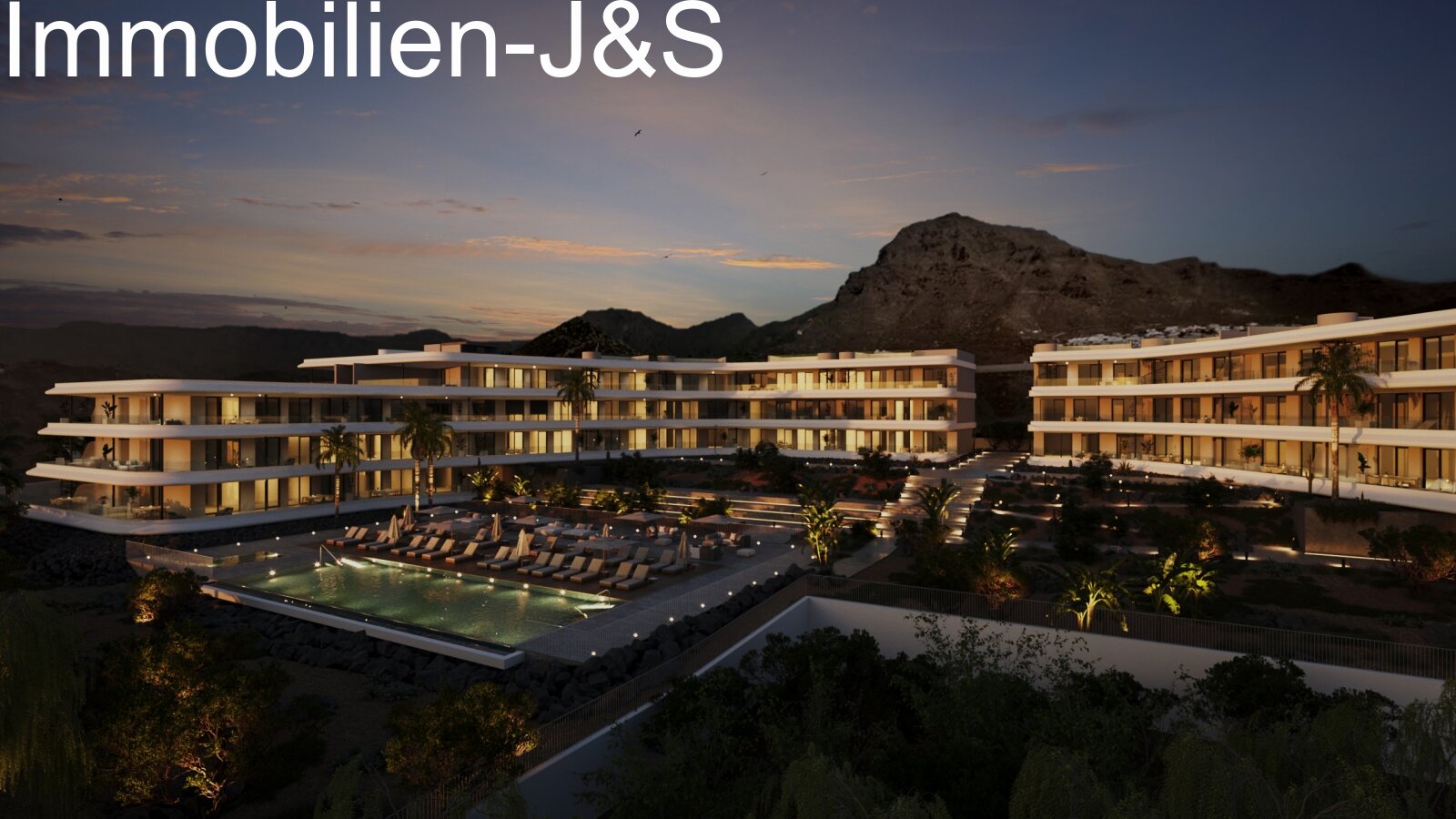 Neues Eck-Apartment mit Poolblick und Abendsonne im "Atlantik Homes"