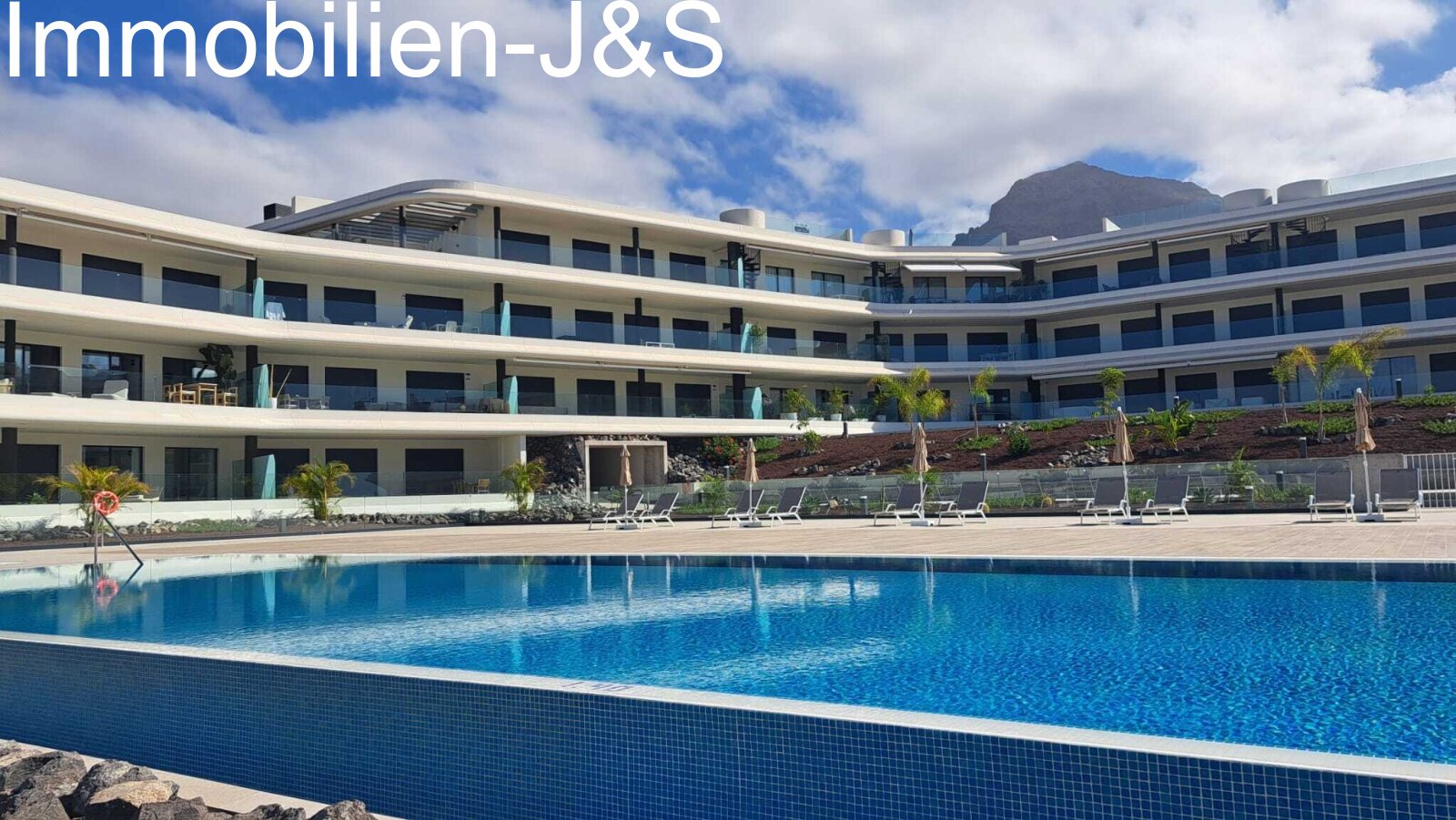 Neues Eck-Apartment mit Poolblick und Abendsonne im "Atlantik Homes"