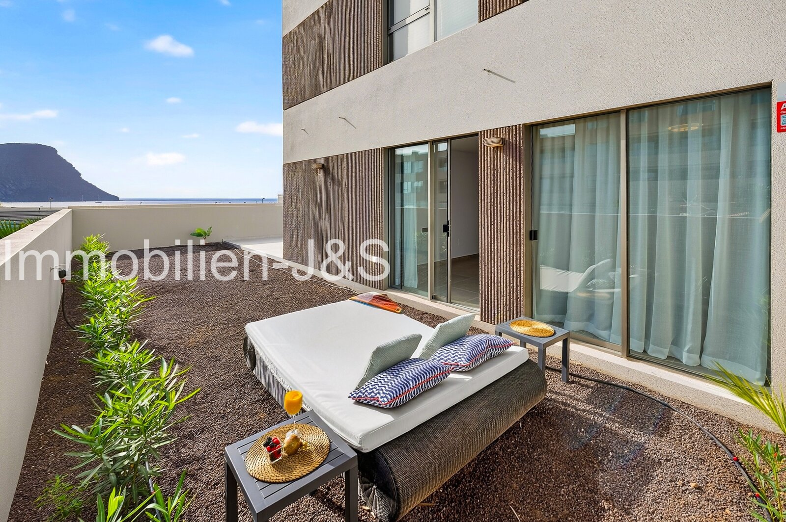 Neues Eck-Apartment mit Poolblick und Abendsonne im "Atlantik Homes"