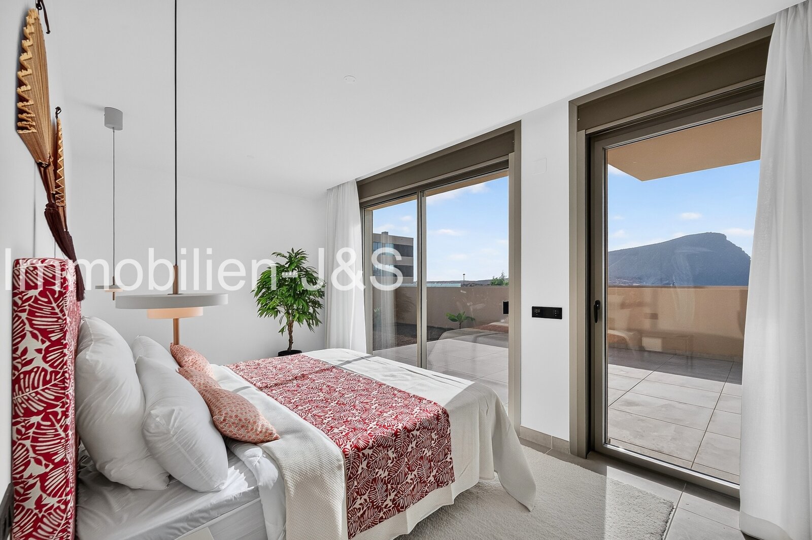 Neues Eck-Apartment mit Poolblick und Abendsonne im "Atlantik Homes"