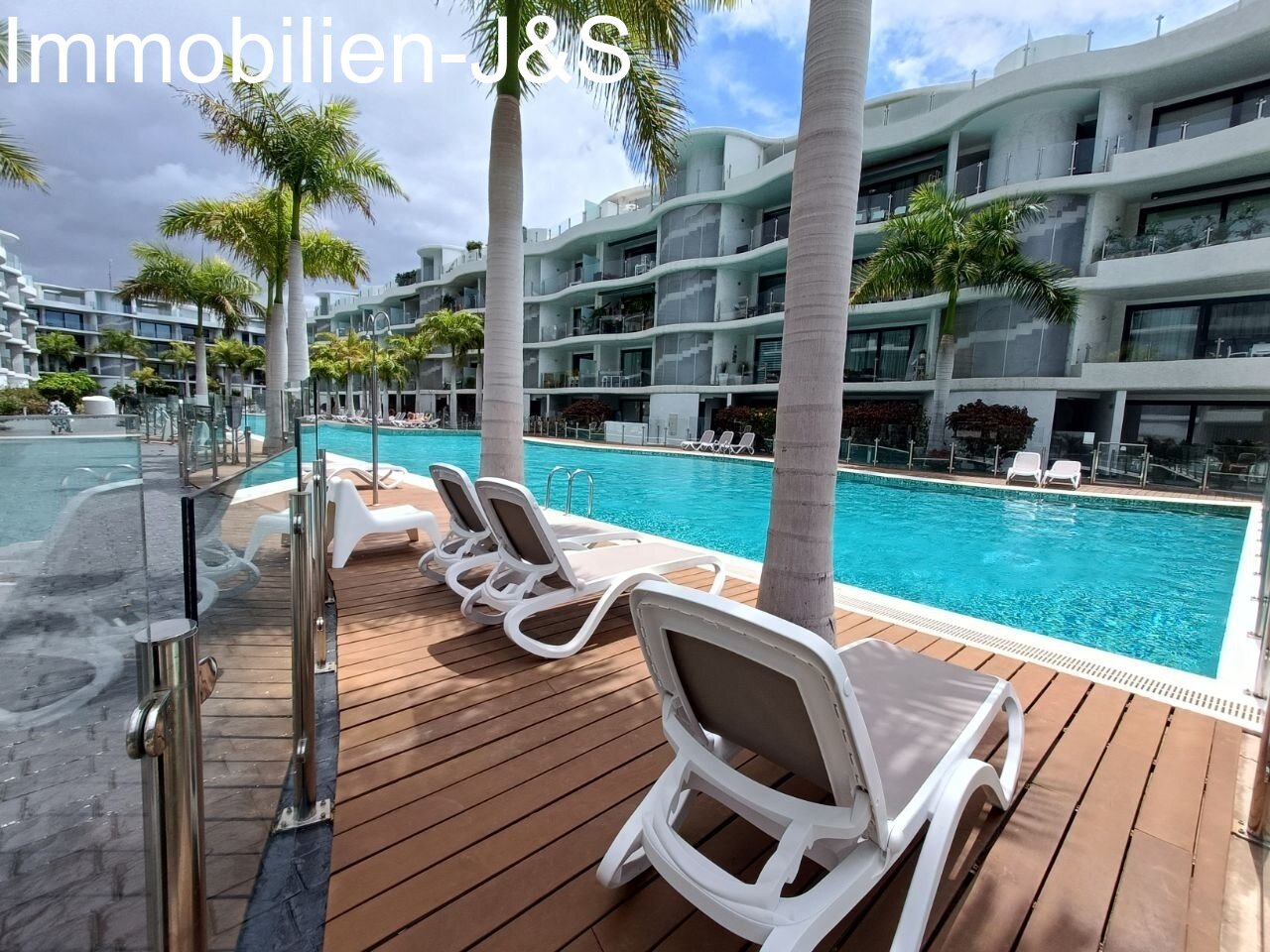 Modern corner apartment in Palm Mar with large terrace area and communal pool