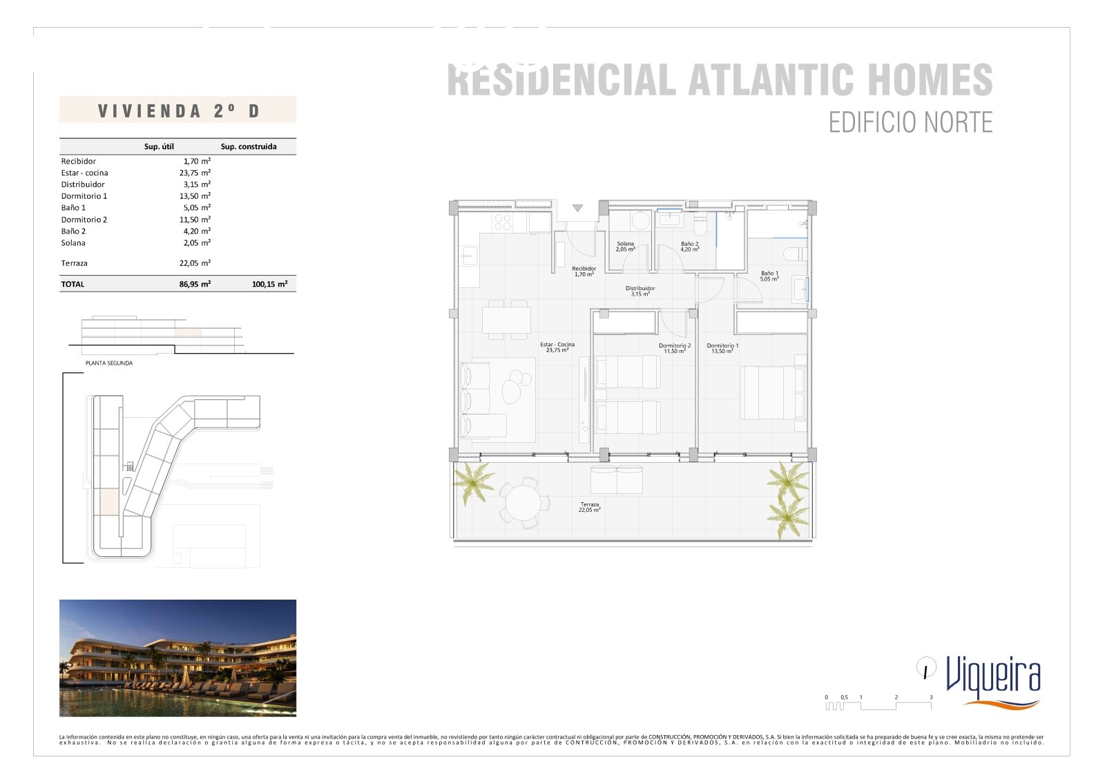 Newly compled penthouse apartment in the Residencial Atlantic Homes in Costa Adeje!