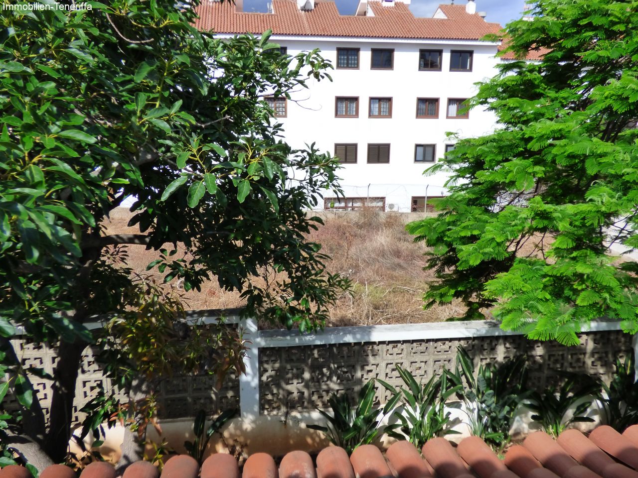View of the building plot