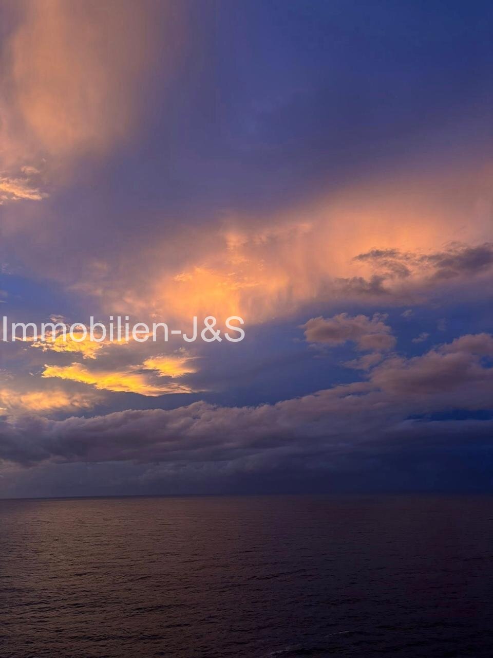 Sunset as seen from the terrace