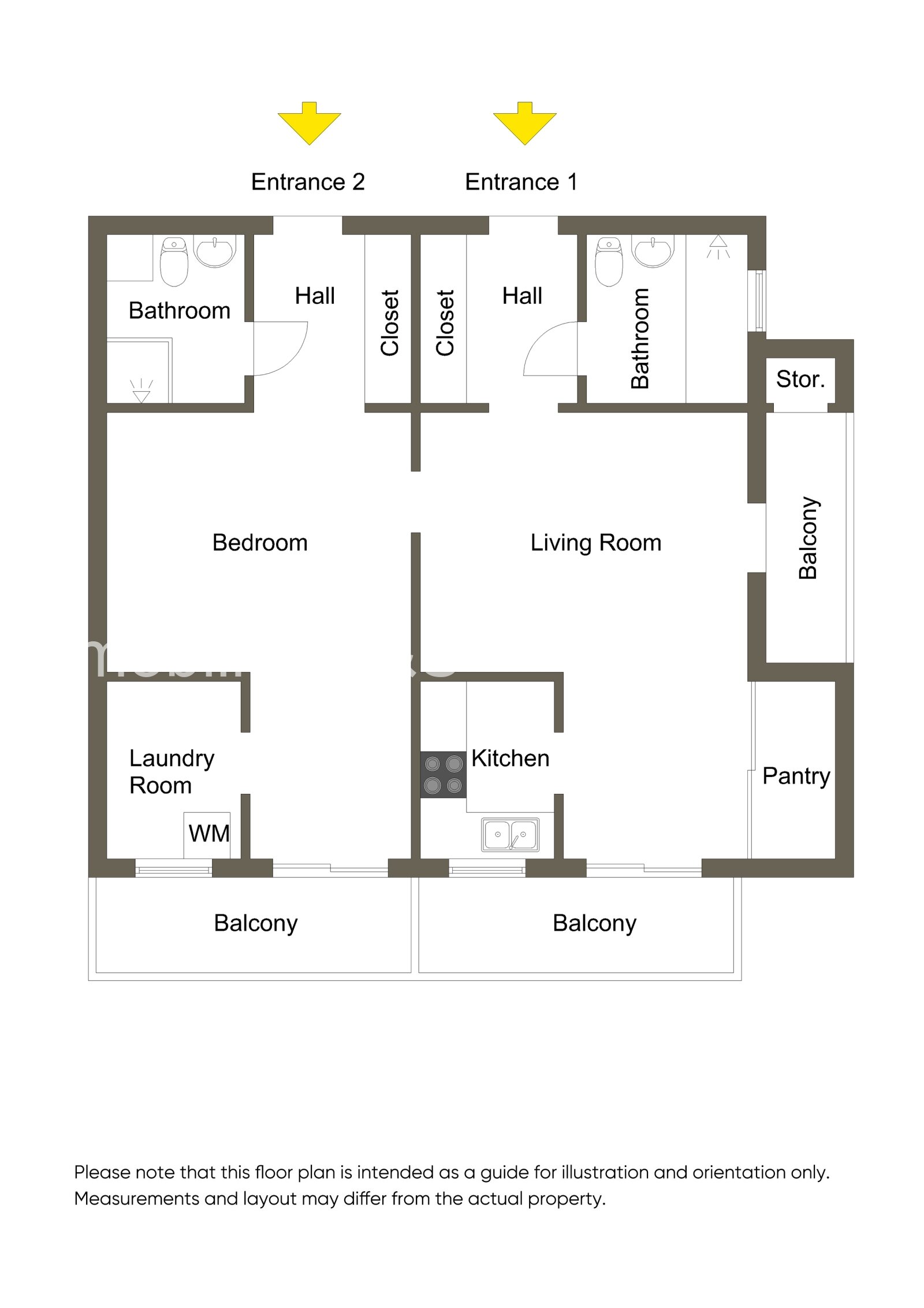 Floor plan Avenida 25 Floor plan Avenida 25