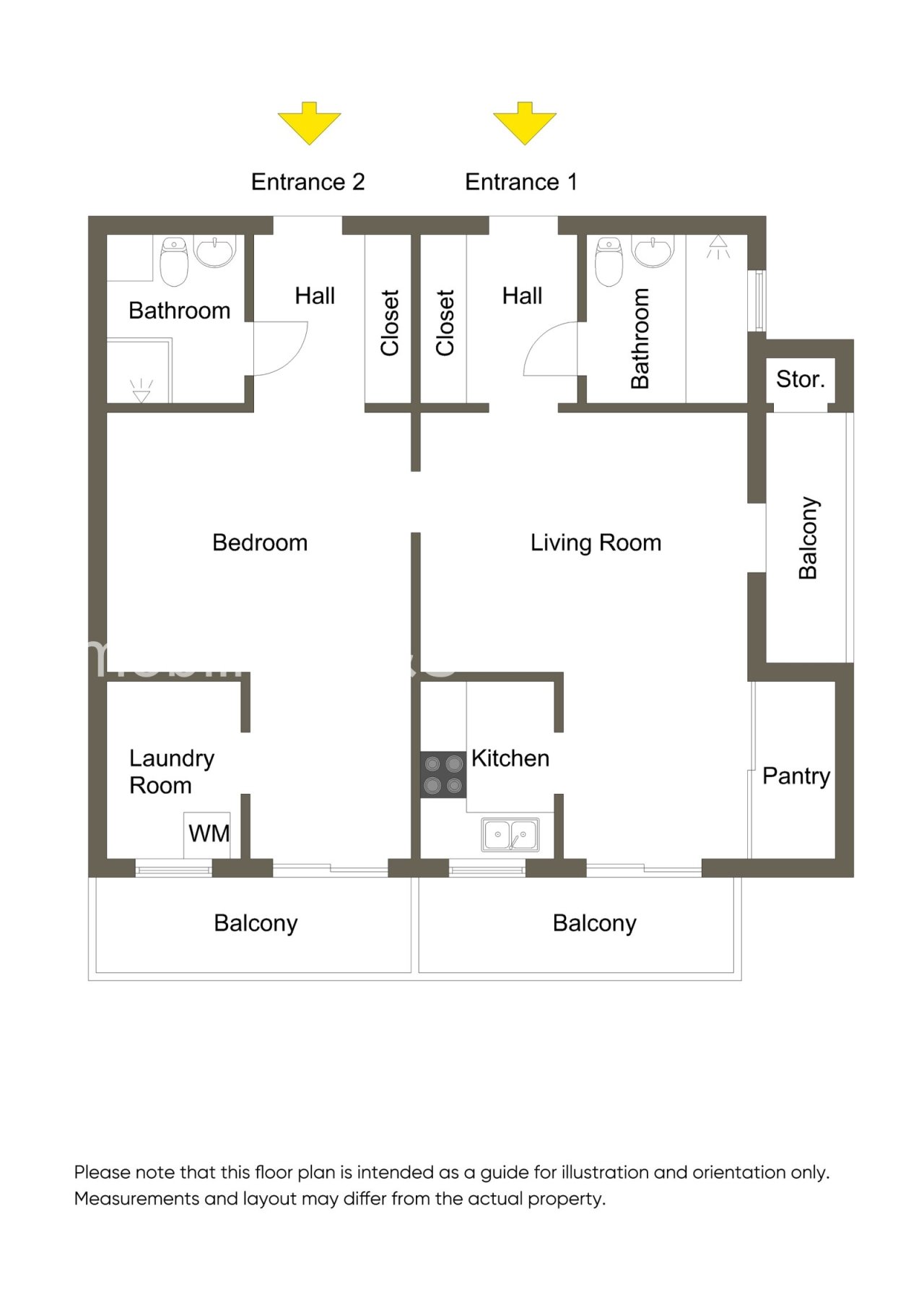 Floor plan Avenida 25 Floor plan Avenida 25