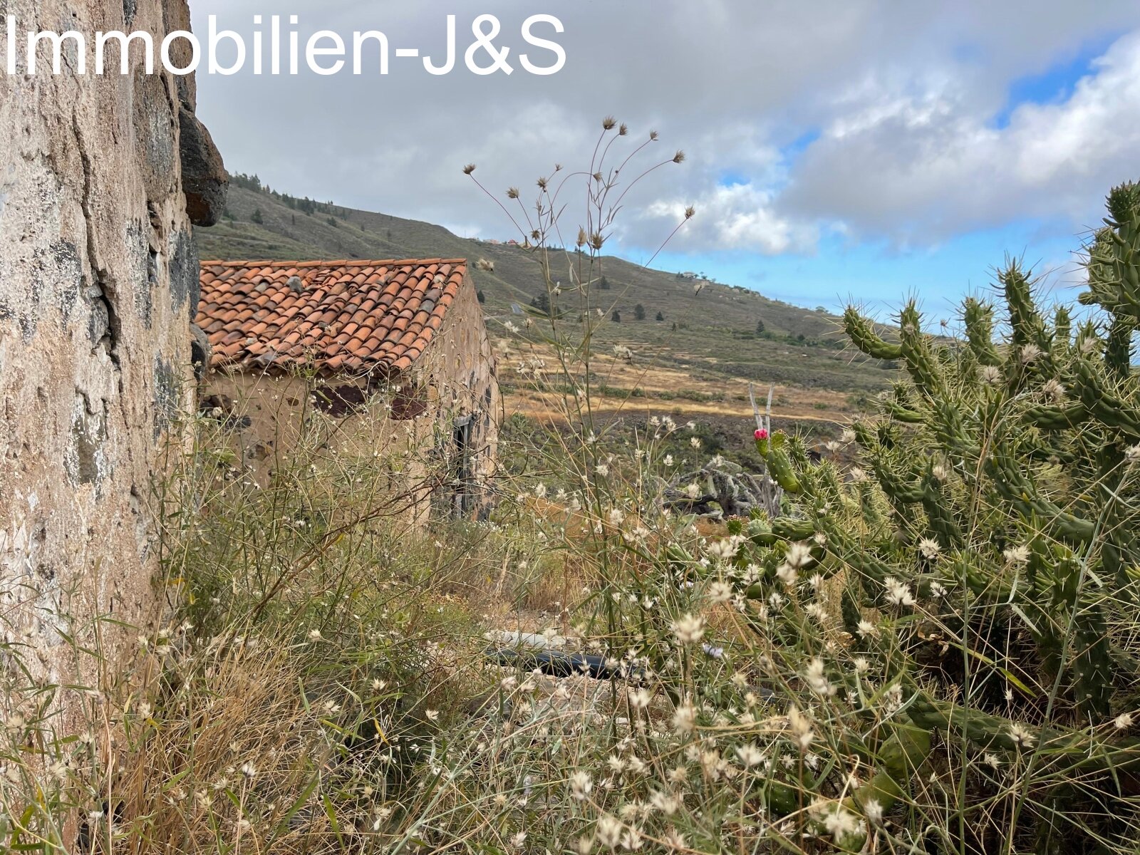 Amplio terreno rústico con 3 edificaciones en Arona Pueblo
