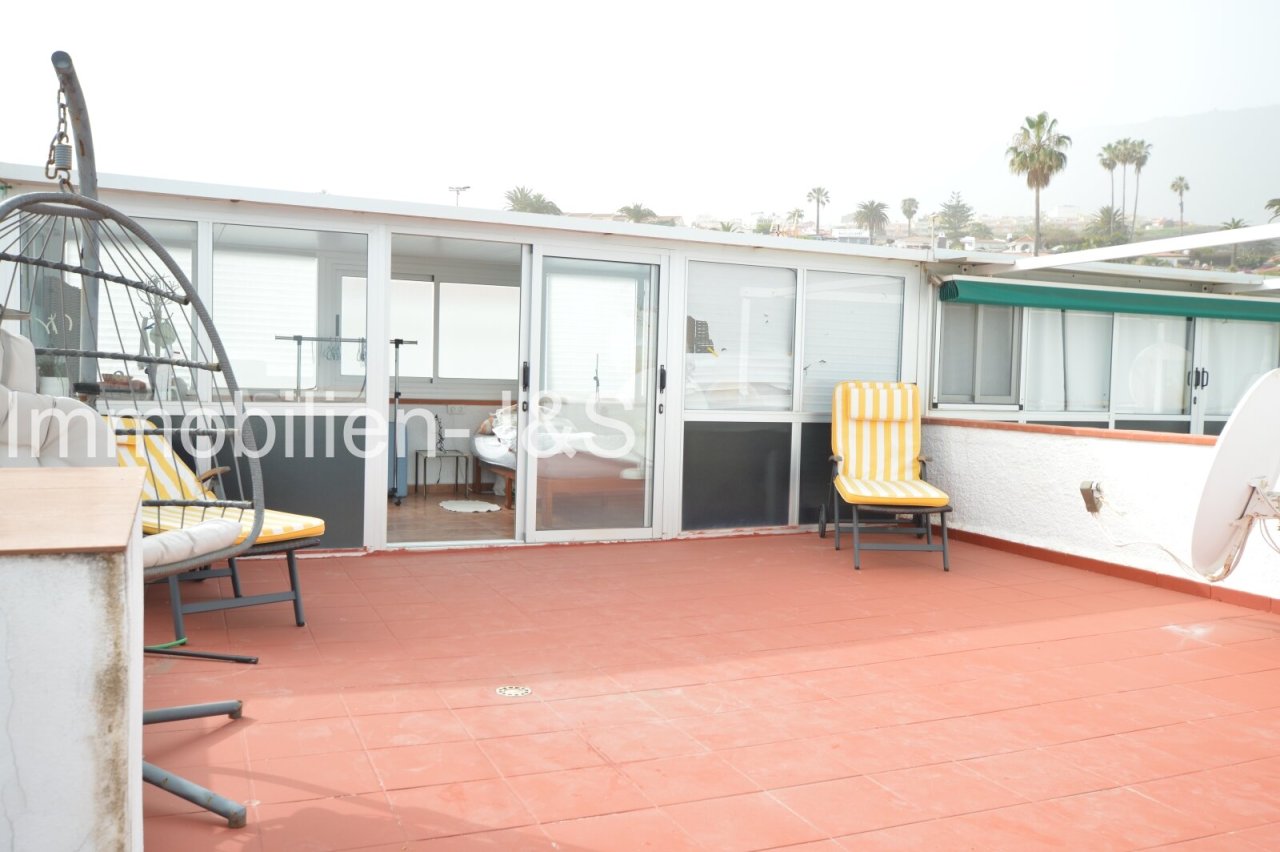 terraza superior con vistas al jardín de invierno (habitación de invitados)